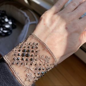 Chan Luu Lace Crystal  Wrap Bracelet